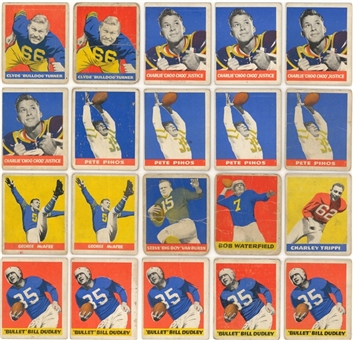 1948-1956 Topps and Assorted Brands Football and Boxing Collection (500+) Including Hall of Famers 